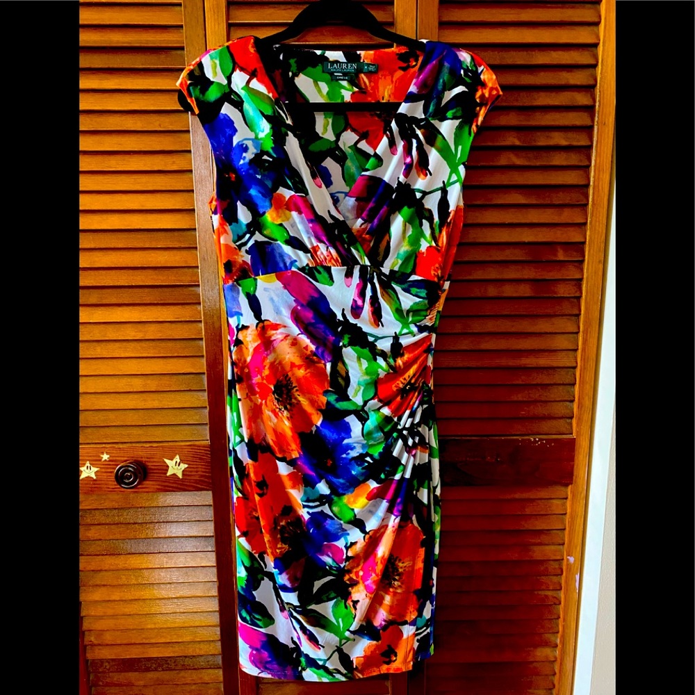 Ralph Lauren multi colored floral size 6 dress